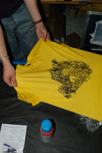 Load image into Gallery viewer, “Piranesi on Broadway” hand-printed T-shirt

